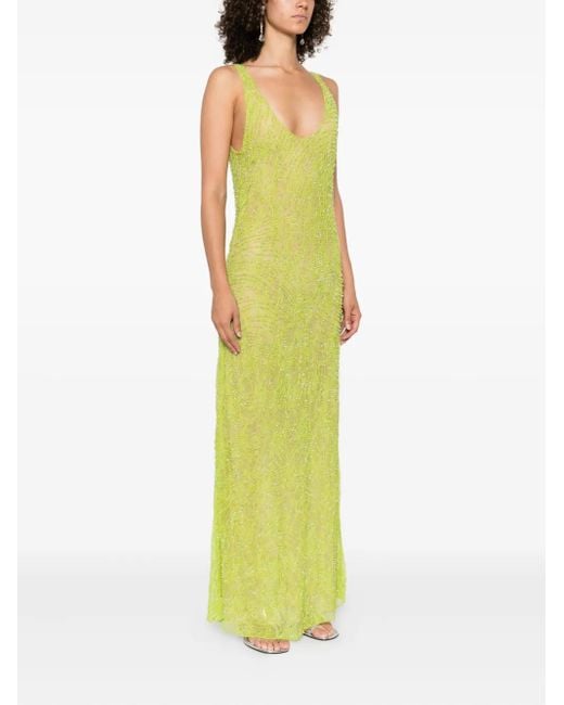 Roberta Einer Green Roma Maxi Dress