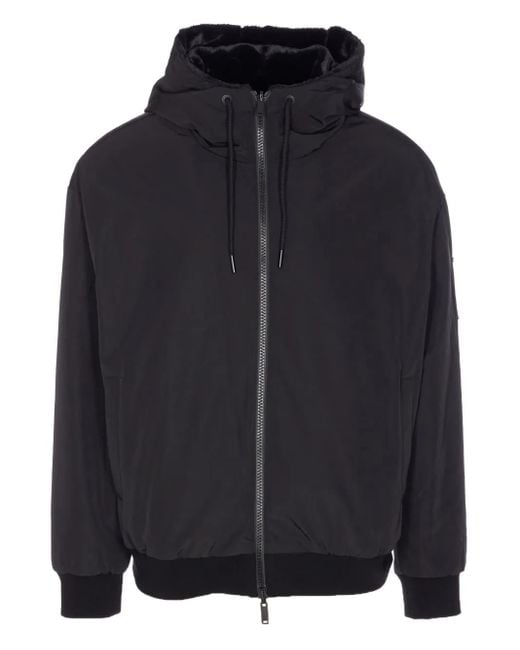 Chaqueta Roland Con Capucha Y Placa Del Logo Moose Knuckles de hombre de color Blue