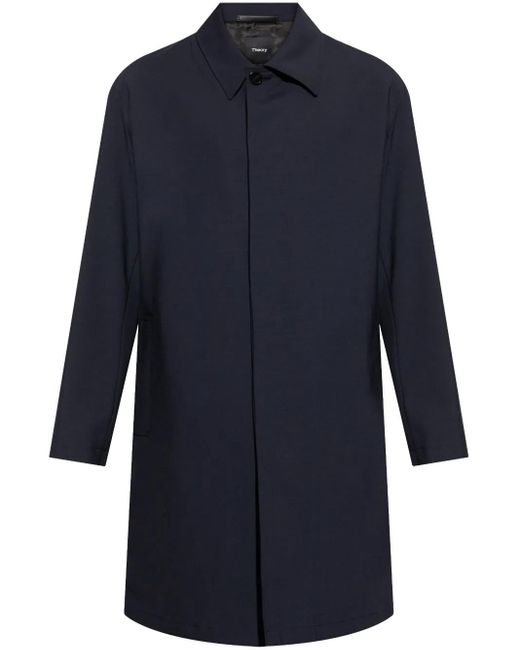 メンズ Theory シングルコート Blue