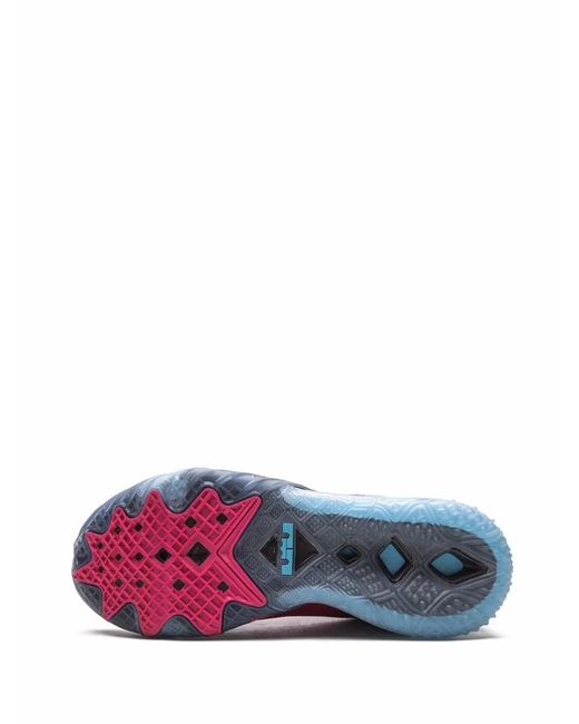 Nike Pink Lebron 18 "Fireberry" Sneakers for men