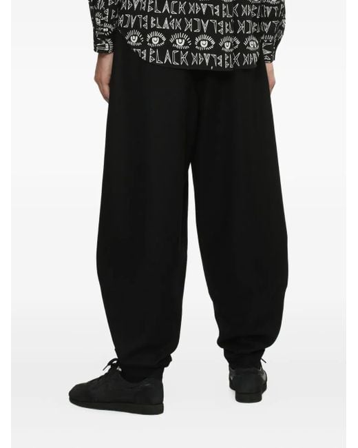 COMME DES GARÇON BLACK Black Elastic-Waist Trousers for men
