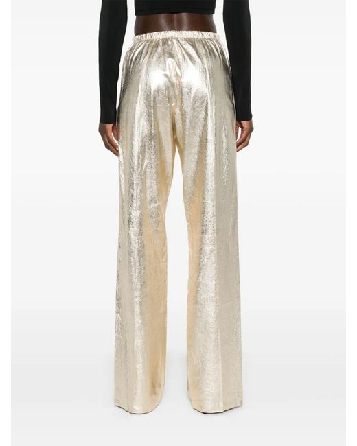 Pantalones de chándal con rayas laterales Palm Angels de color Natural