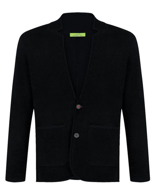 Shanghai Tang Black Button-Up Cardigan for men