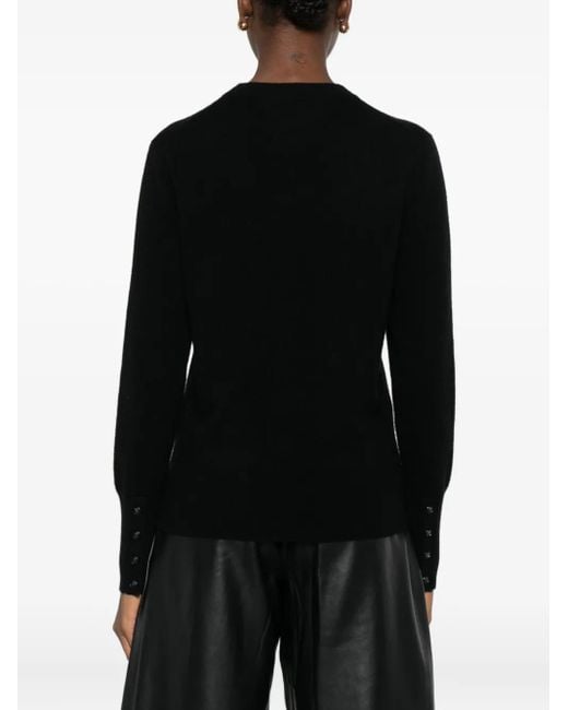 Lisa Yang Black Geknöpfter Cardigan