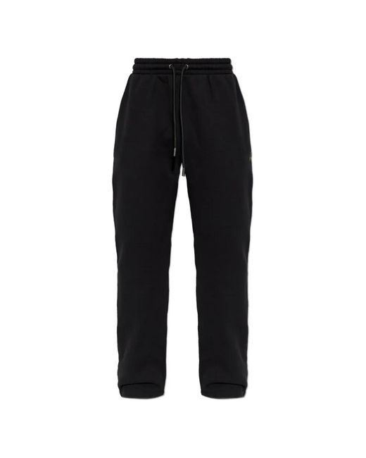 Off-White c/o Virgil Abloh Black Logo-Print Track Pants for men
