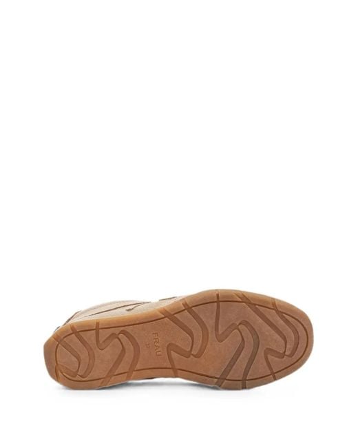 Frau White Crosshybrid Suede Sneakers