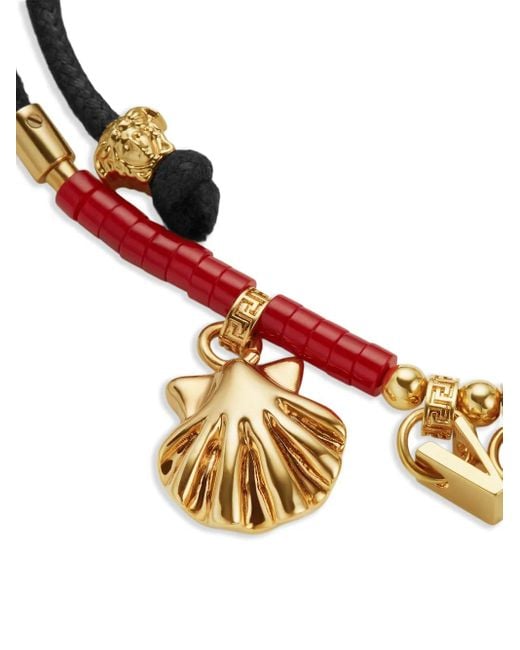 Versace Metallic Icons De La Mer Shell Bracelet