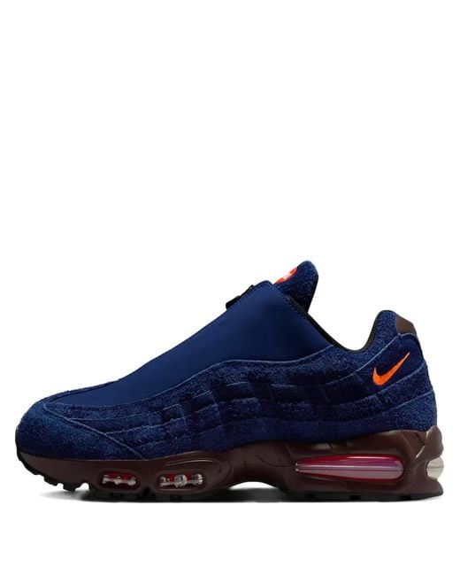 Nike Blue Air Max 95 Big Bubble Lace-Up Sneakers for men