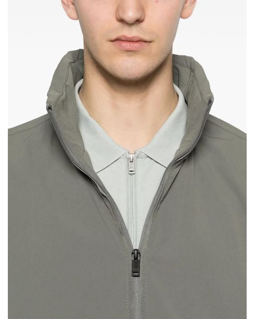 Boss Gray Zip Pockets Jacket for men