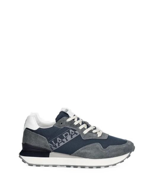 Napapijri Blue Cork Low-Top Sneakers for men