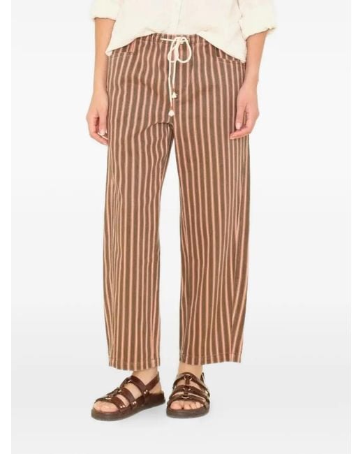 Xirena Natural Baxter Striped Trousers