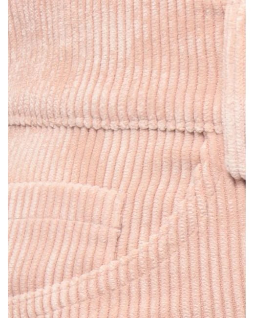 D.exterior コーデュロイ ワイドパンツ Pink