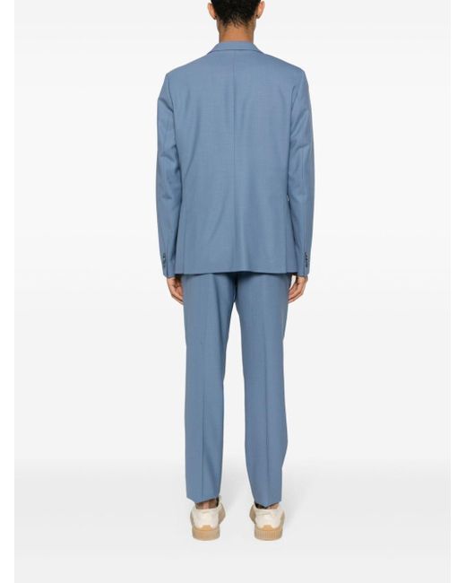 Paul Smith Blue Single-Breasted Suit for men