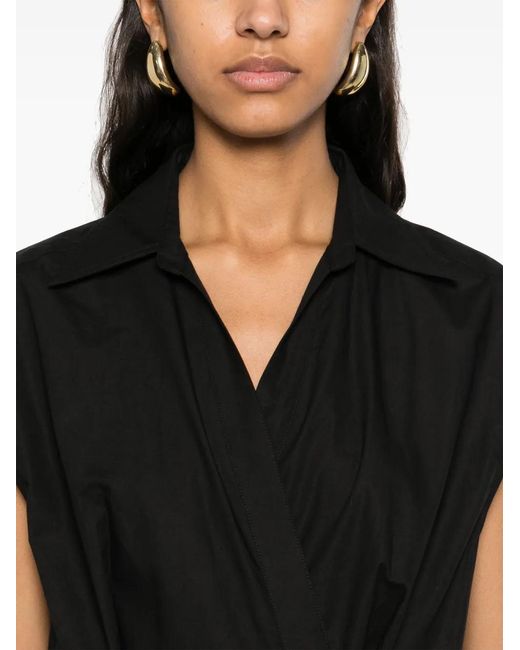A.P.C. Black Athéna Midi Dress