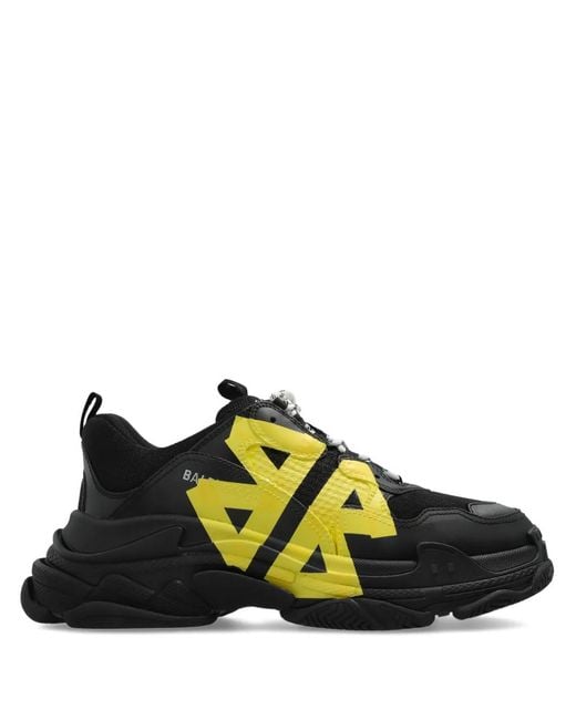 Balenciaga Black Triple S Sneakers for men