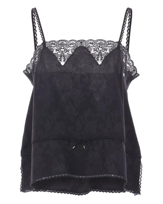 Top Con Scollo A V di Chloé in Black
