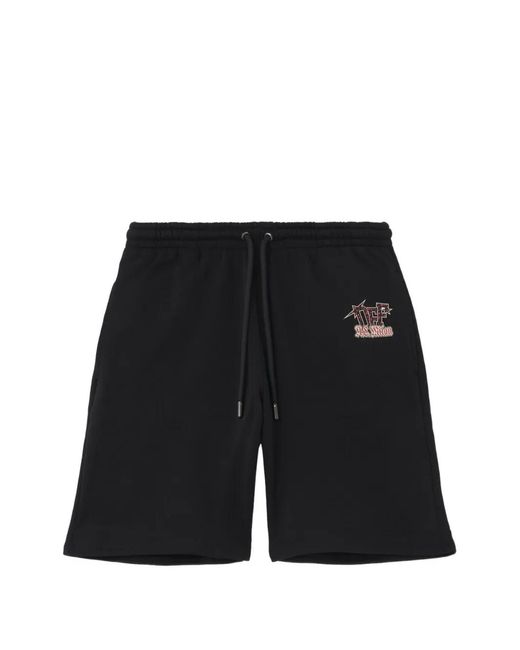Off-White c/o Virgil Abloh Black X Ac Milan Short À Taille Élastiquée for men