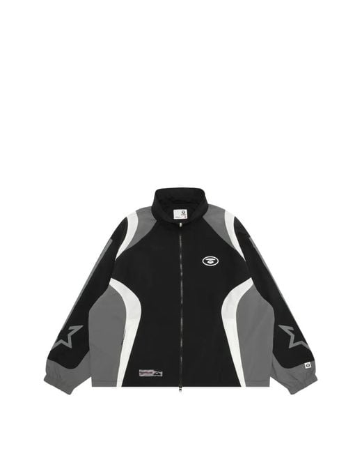 Aape By A Bathing Ape Black Panelled Jacket for men