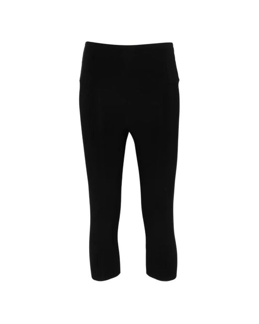 Norma Kamali Black Capri Trousers