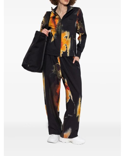 Y-3 Blue Aop Sport Uniform Track Pants