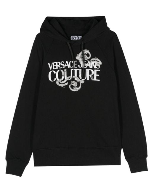 Versace Hoodie Met Logoprint in het Black voor heren