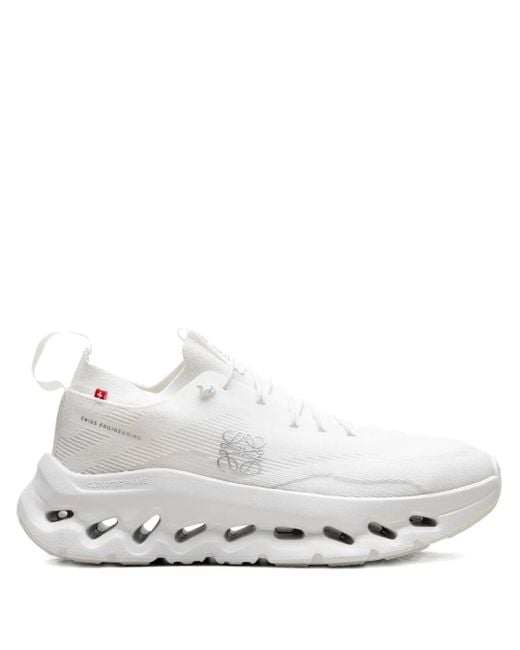 On Shoes White X Loewe Cloudtilt "All" Sneakers