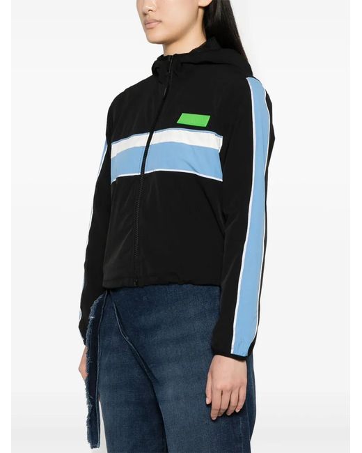 Ganni Black Striped Track Jacket