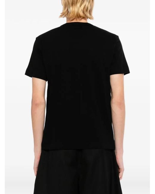 COMME DES GARÇON BLACK Black Graphic-Print T-Shirt for men