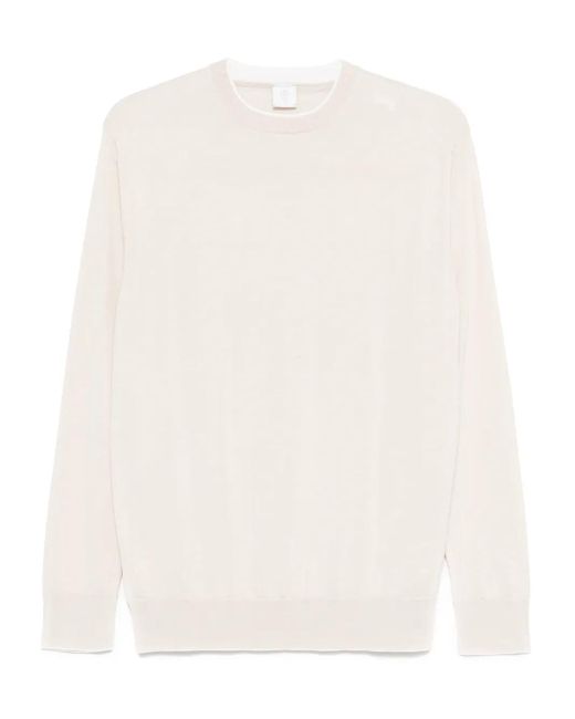Eleventy White Knitted Jumper for men