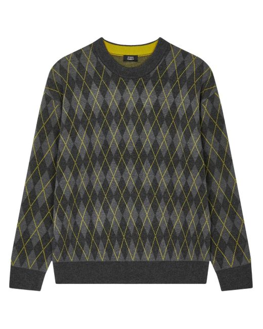 Studio Tomboy X Pullover Mit Argyle-Muster in Green für Herren