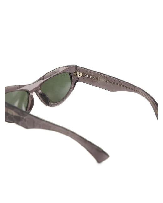Gucci Gray Cat-Eye Sunglasses