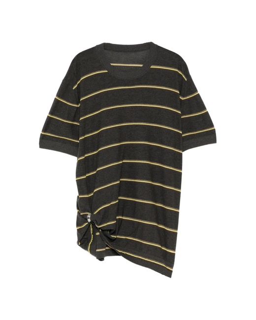 JNBY Black Breathable Knit Top