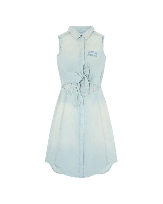 DIESEL Blue Midi Dress
