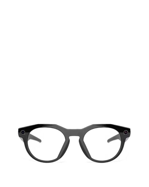Oakley Black Geometric-Frame Sunglasses