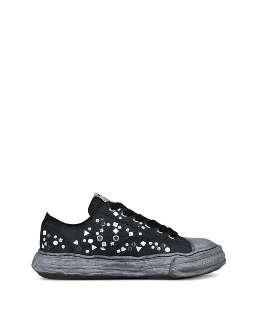Maison Mihara Yasuhiro Black Peterson 23 Embellished Sneakers