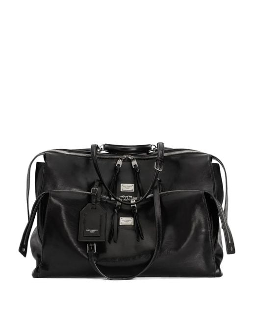 Borsa A Spalla Vittoria di Dolce & Gabbana in Black da Uomo