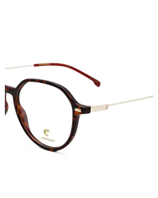 Carrera White Geometric-Frame Glasses for men