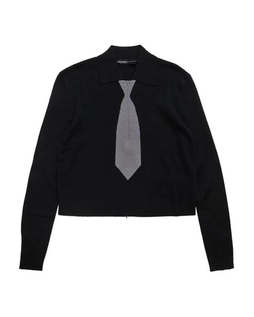 Spencer Badu Black Tie-Print Polo Shirt for men