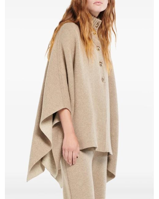 Barrie Natural Cashmere Cape