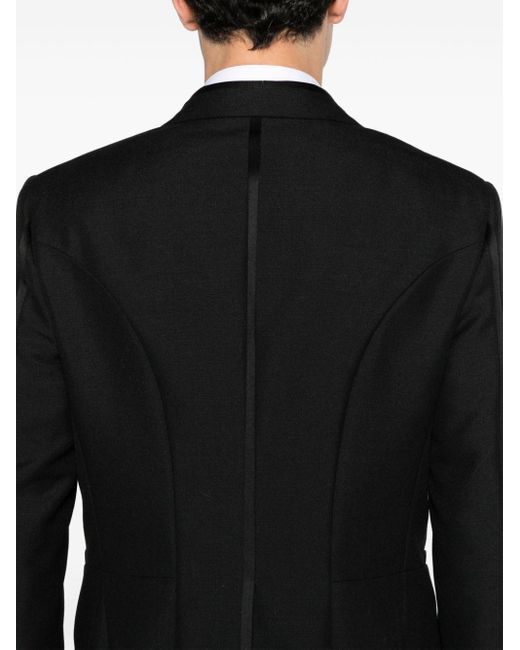 Fendi Black Single-breasted Tailcoat Suit for men