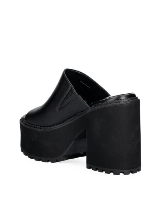 Buffalo Black Killah Platform Chunky-Sole Sandals