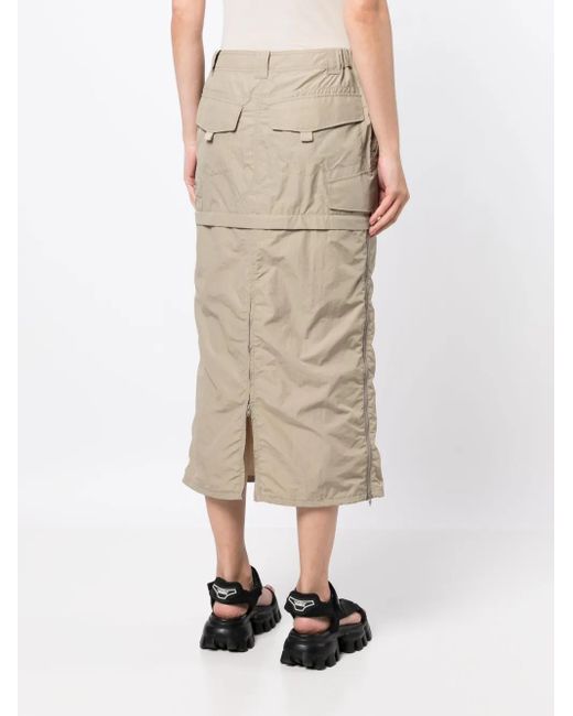 Goen.J Natural 3-Way Cargo Skirt