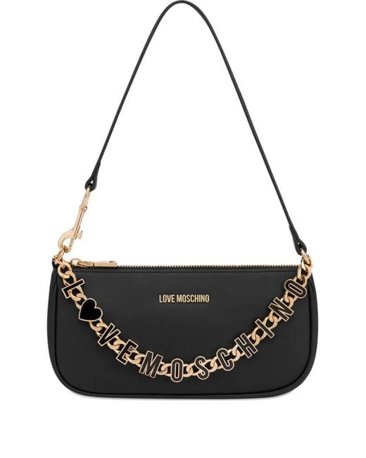 Love Moschino ロゴ ショルダーバッグ Black