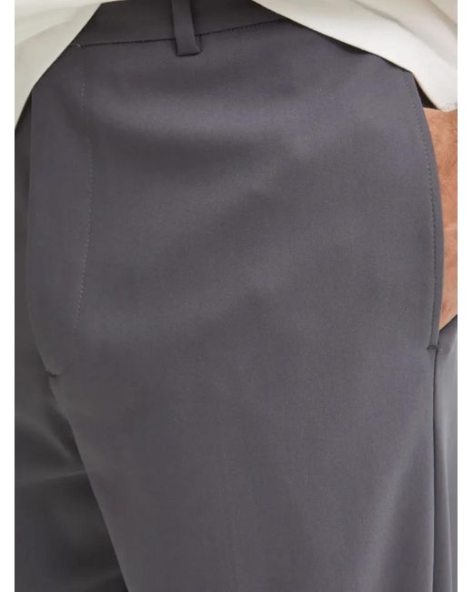 Iceberg Gray Belt-Loops Trousers for men