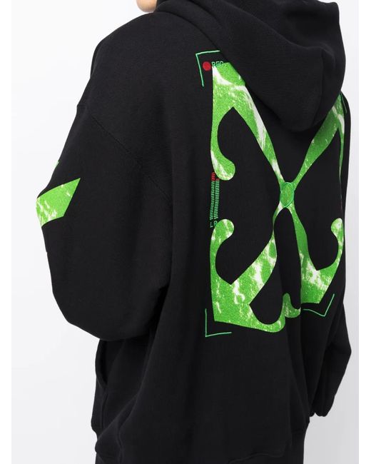 Off White TM Black Arrows regulärer Hoodie Off-White c/o Virgil Abloh pour homme