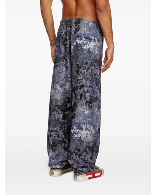 Pantalones de chándal P-Marky-R2 DIESEL de hombre de color Blue