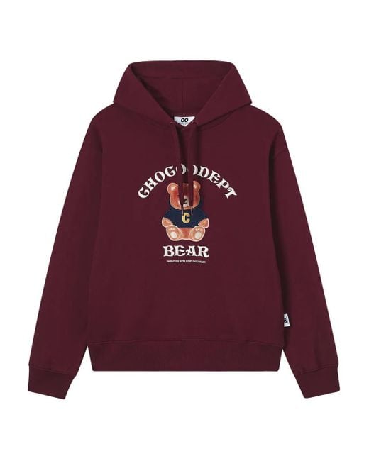 Chocoolate ロゴ パーカー Red