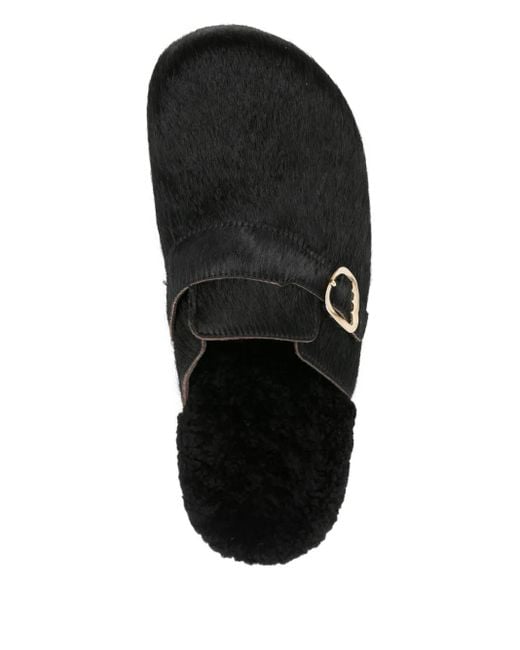 Ancient Greek Sandals Black Vasilitsa Mules