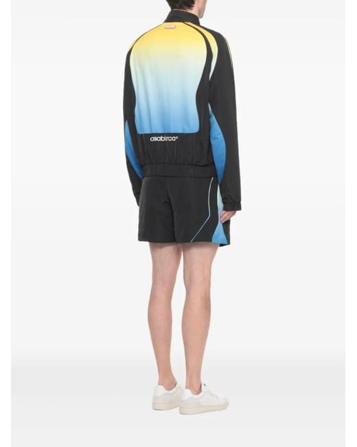 Casablanca Blue Balck Gradient Jacket for men