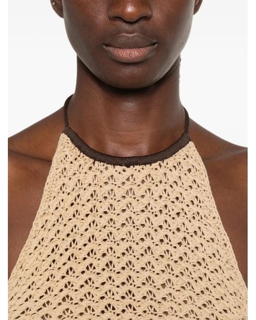 Sir Natural Crochet Halterneck Top